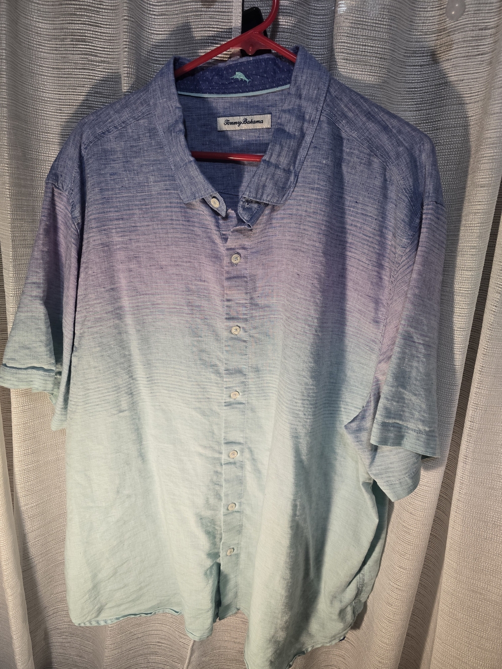 Tommy Bahama Men's Ombre Blue Button-Up Shirt